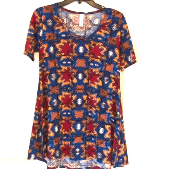 LulaRoe Perfect -T High Low Hem Tunic Top. Size XXS. New with tags - Picture 2 of 9